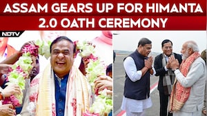 PM Modi, NDA Leaders Reach Assam For Himanta's Oath Ceremony