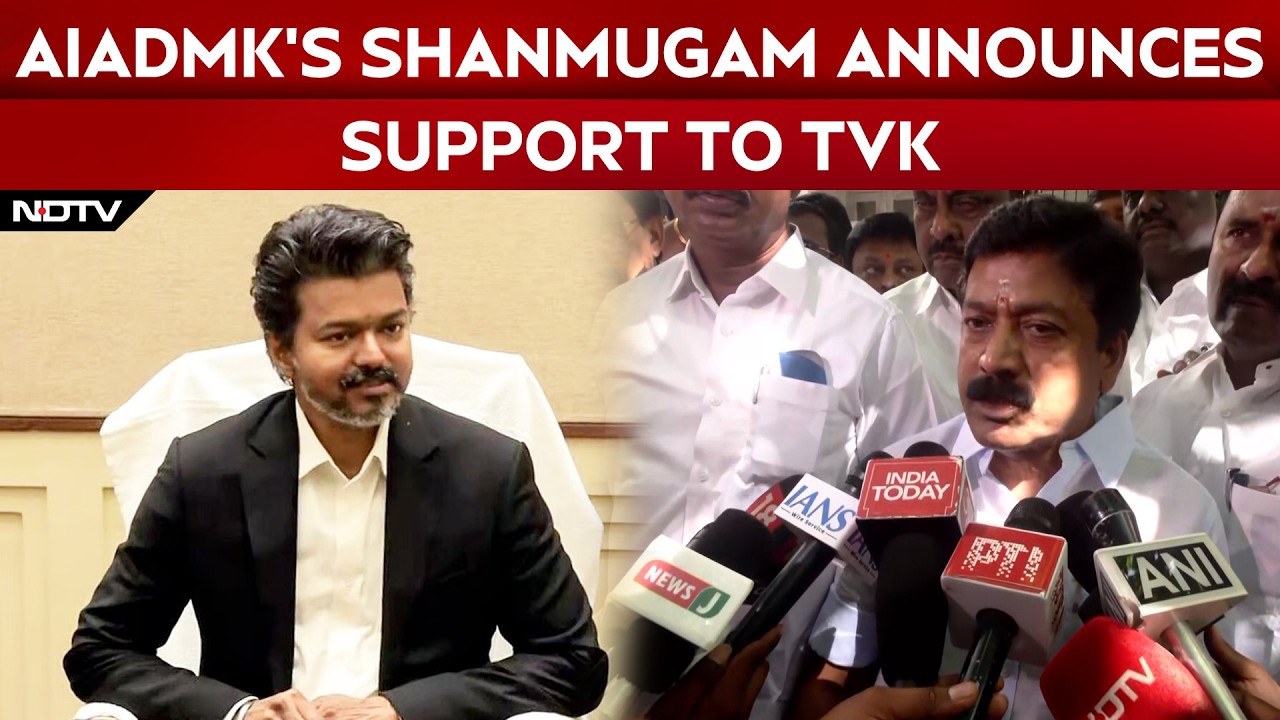 Vijay Latest News | Ahead Of Floor Test, CV Shanmugam Signals Independent Stand For AIADMK