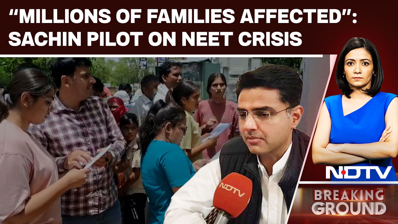 Sachin Pilot Demands Judicial Probe Into NEET UG 2026 Leak