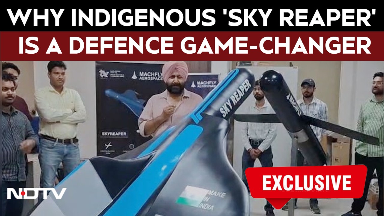 Defence News | Sky Reaper Drone Unveiled: India’s New High-Speed Combat UCAV