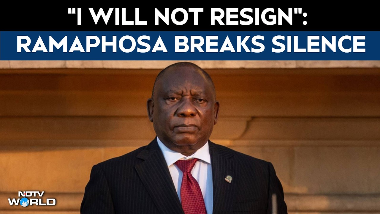 Speech By President Ramaphosa Today | Ramaphosa Says He Will Not Resign Over Cash Scandal
