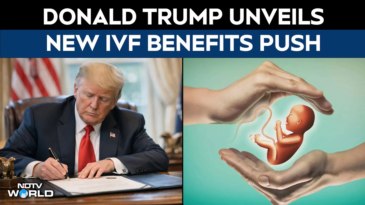 Donald Trump News | Trump Administration Unveils IVF Benefits Push, Launches ‘Moms.gov’ Portal