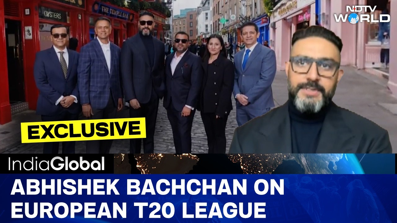 NDTV Exclusive: Abhishek Bachchan on European T20 Premier League | ETPL | Rahul Dravid