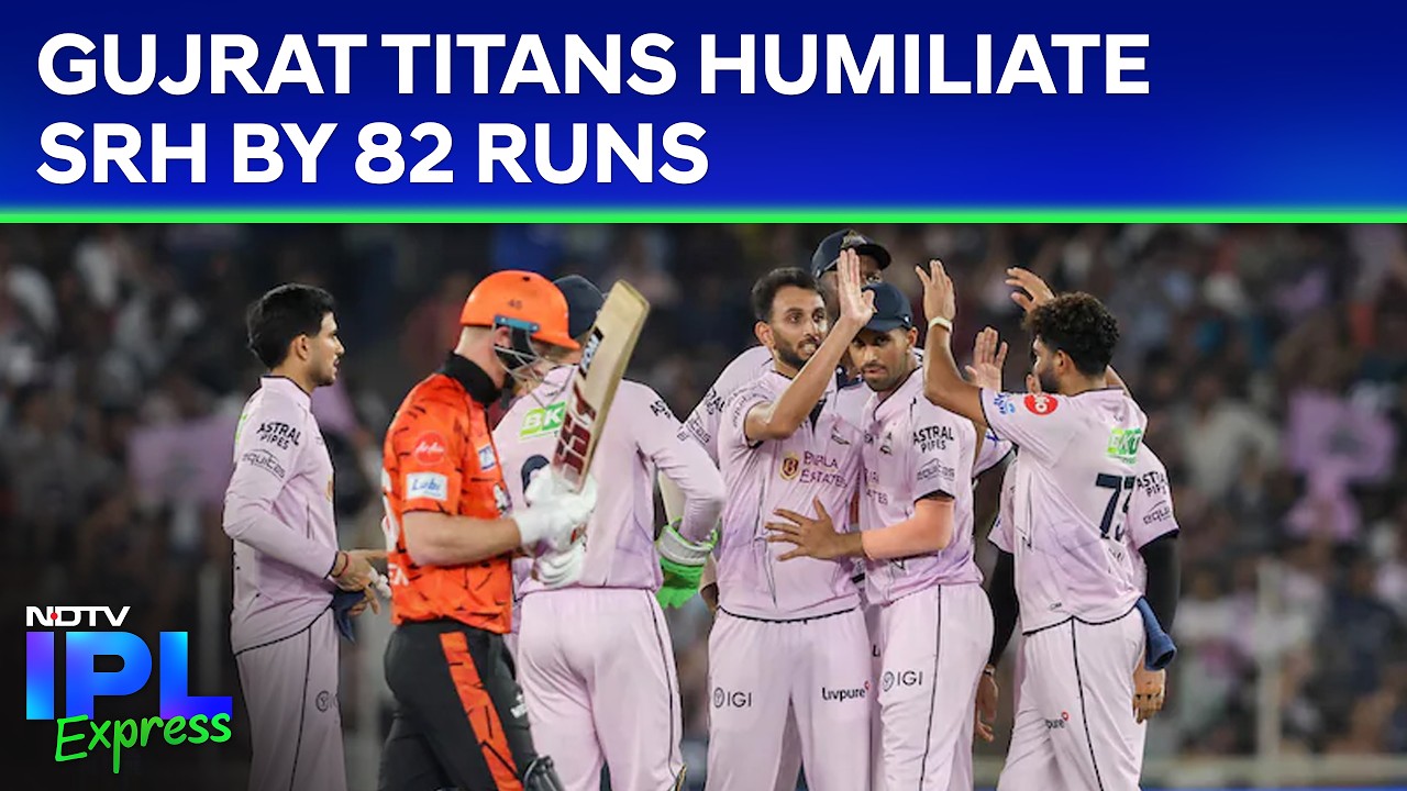 GT Vs SRH IPL 2026 | GT Bowl Out SRH For 86 In Brutal 82-Run IPL Thrashing