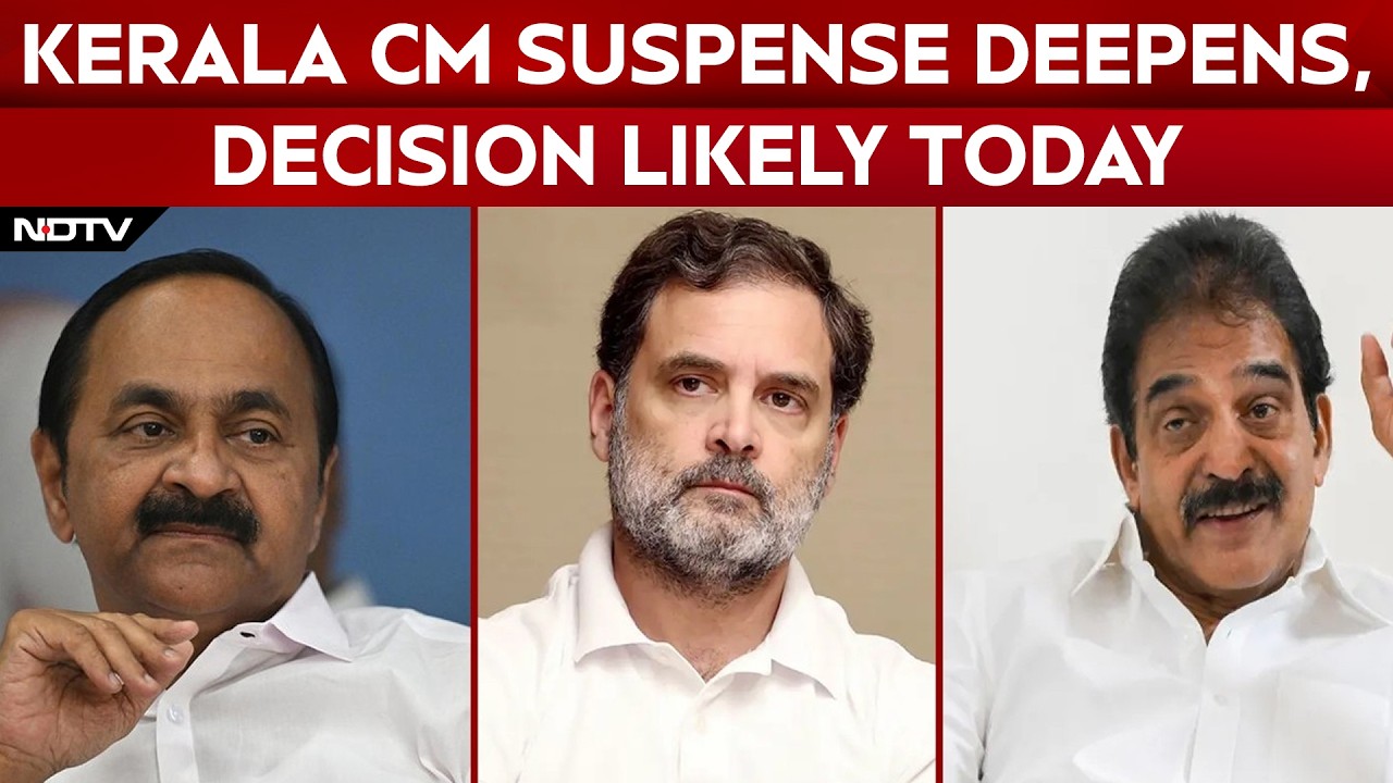 KC Venugopal Or VD Satheesan? Kerala Waits For Chief Minister Pick