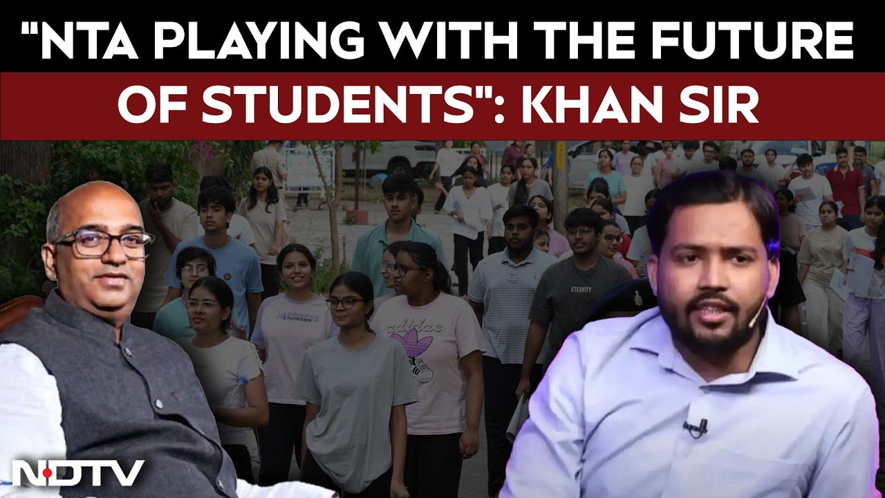 "NTA Playing With The Future Of Students": Khan Sir Hits Out At The NTA