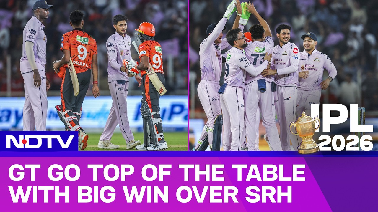 GT Vs SRH Match Highlights | Gujarat Rises To Top Of Points Table After Bundling Out SRH For 86