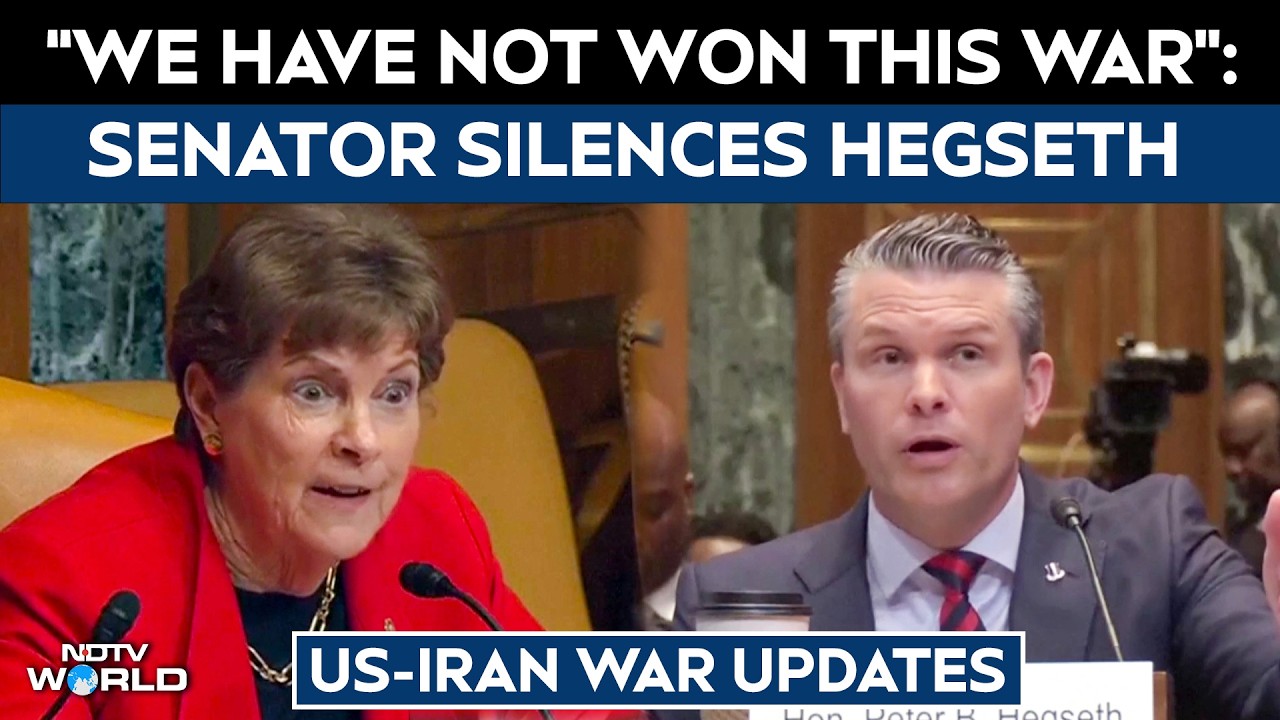 US Iran War | “We Have Not Won This War...": Senator Shaheen Silences Secretary Hegseth