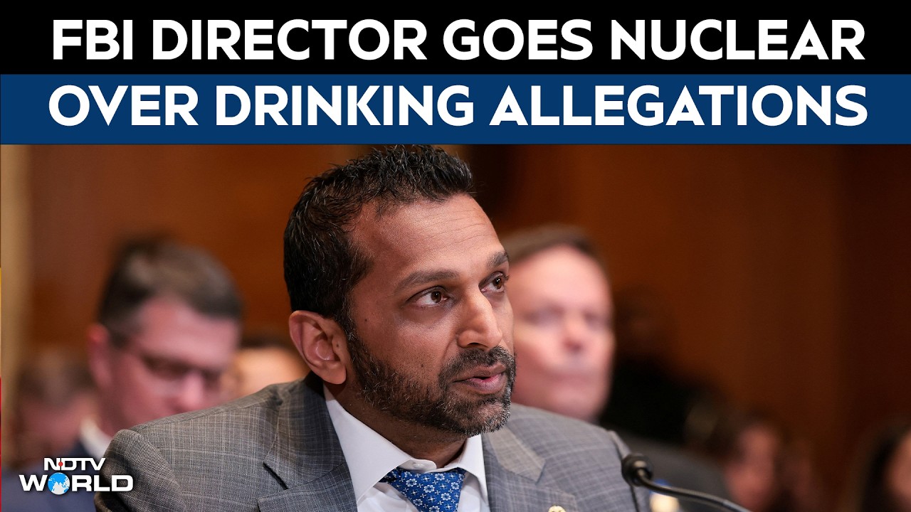 Kash Patel Vs Van Hollen: FBI Director Goes Nuclear Over Drinking Allegations