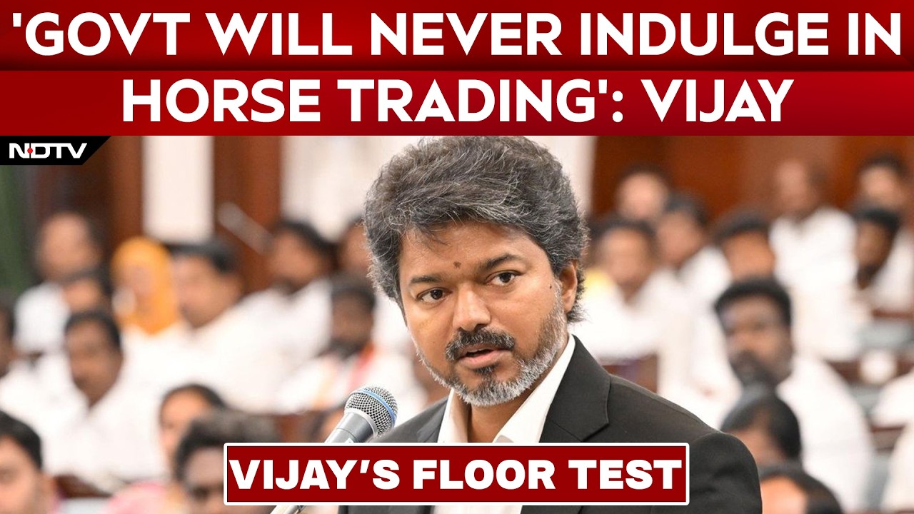 Vijay Floor Test | 'Govt Will Work At Horse Speed, Not Horse Trading': Vijay In Assembly