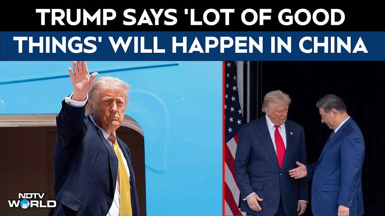 Trump News | Trump Says &lsquo;Great Things Will Happen&rsquo; Ahead Of China Visit