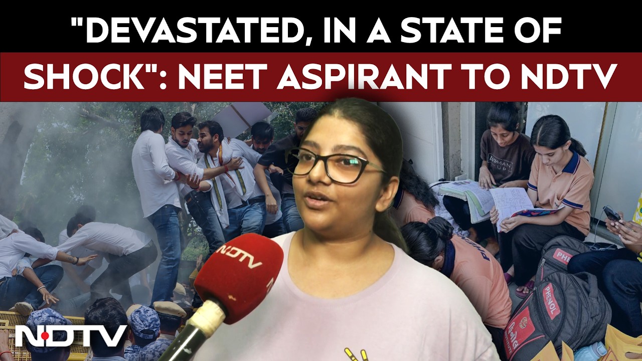 "I'm Still In A State Of Shock": NEET Aspirant Speaks To NDTV