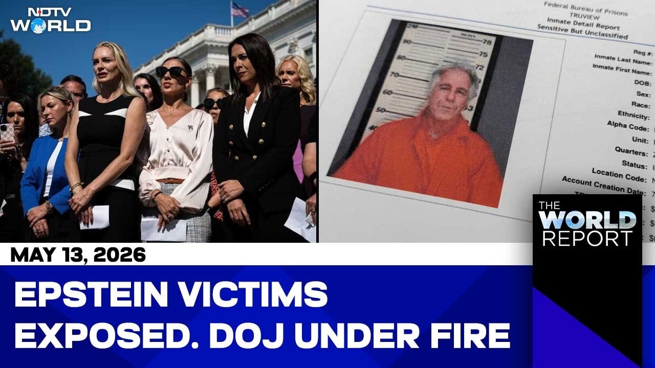 Epstein Files | Epstein Victims Slam DoJ Leaks | Epstein Victims Break Silence on Camera
