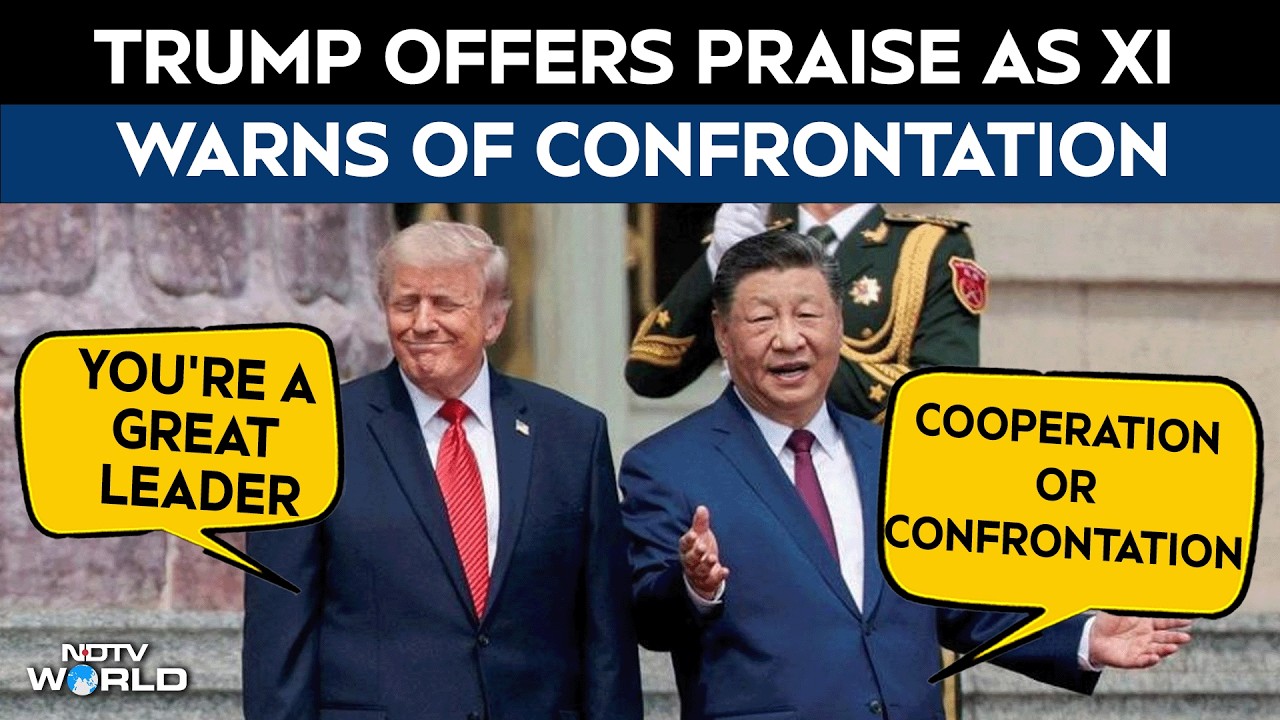 Trump China Visit | Trump's 'Great Leader' Praise For Xi, Calls For 'Fantastic' US-China Ties