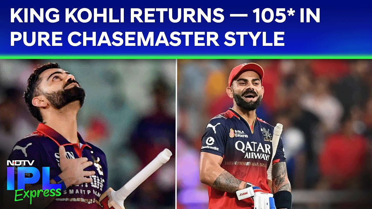 Virat Kohli News | RCB vs KKR: King Kohli’s 9th IPL Hundred Smashes KKR & The Noise