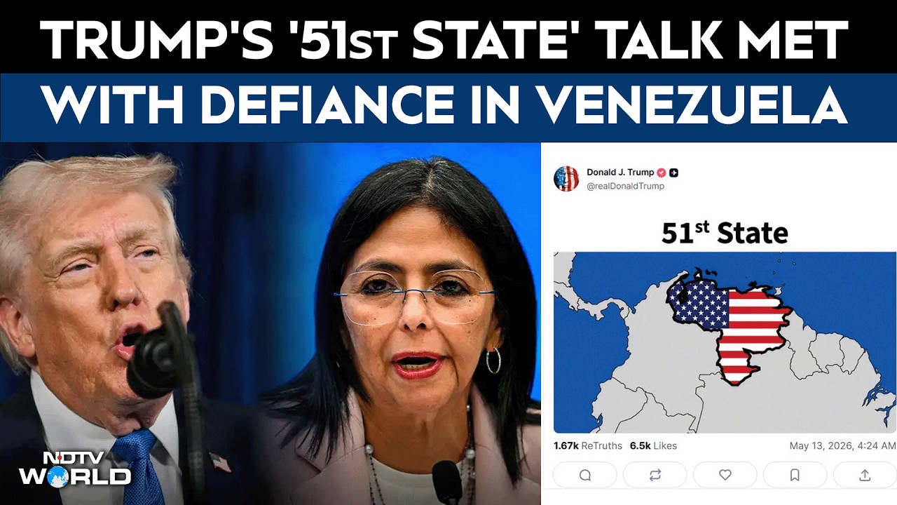 Trump Latest News | Trump's '51st US State' Talk Met With Defiance In Venezuela