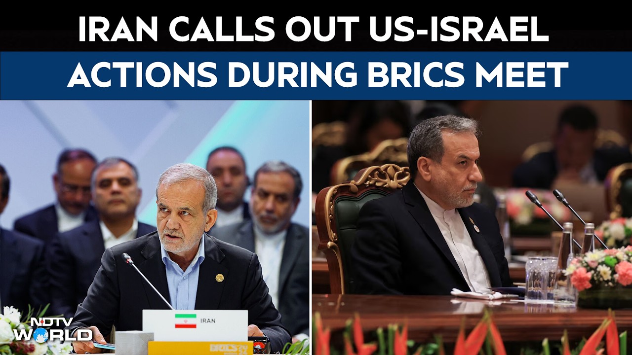 BRICS Meet | Iran Calls Out US-Israel Actions During BRICS Diplomacy Talks