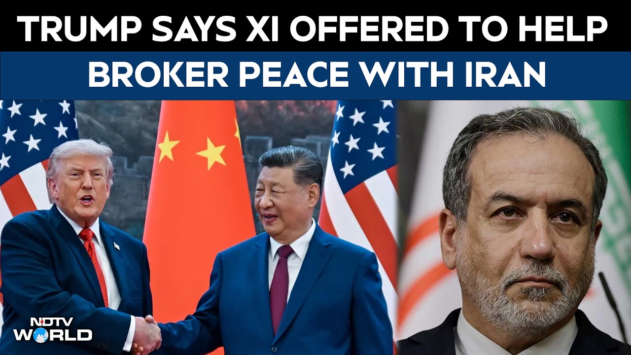 Trump Says Xi Offered To Help Broker Peace With Iran