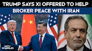 Trump Says Xi Offered To Help Broker Peace With Iran