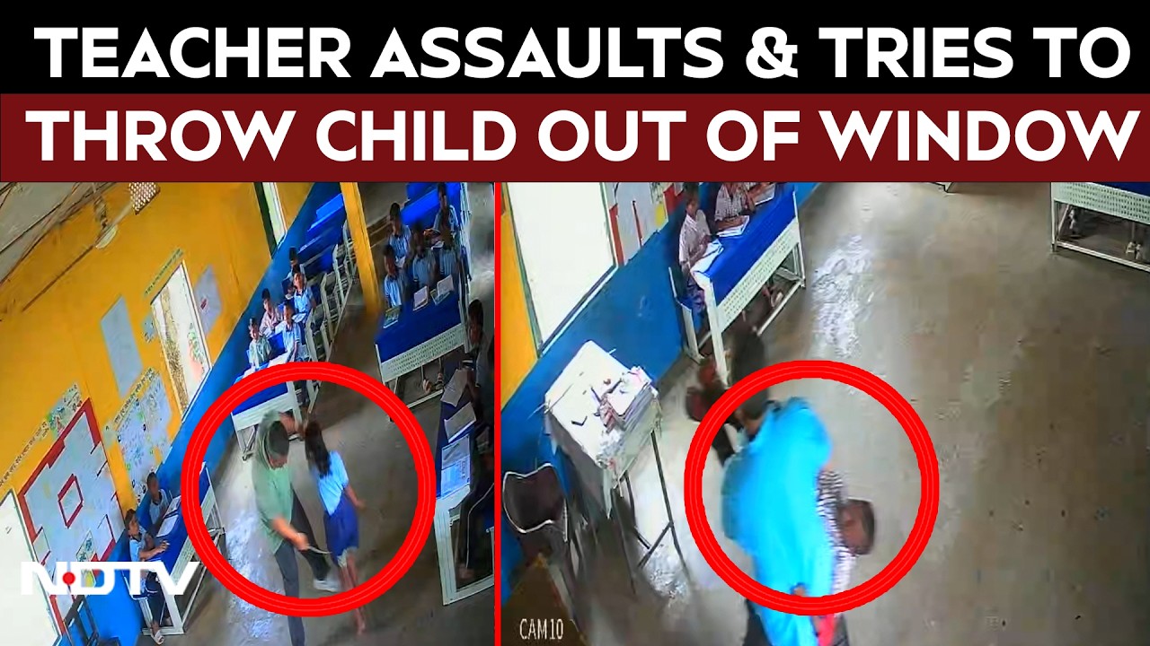 Viral Video | Assam Teacher Brutally Assaults Students, Tries To Throw One Out Of Window, Arrested