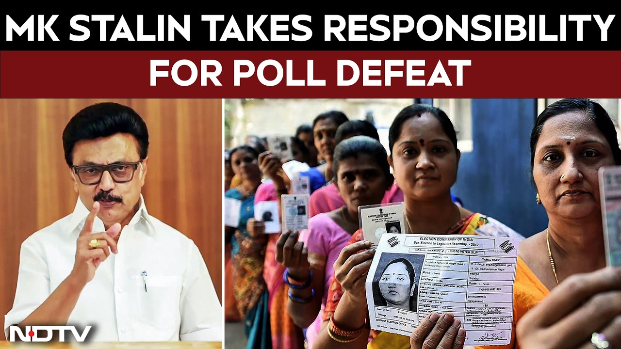 DMK Chief MK Stalin Takes Full Responsibility For Poll Loss