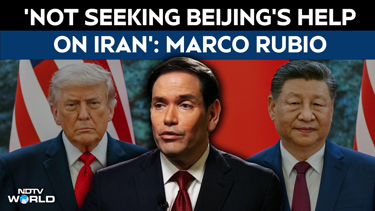 'Not Seeking Beijing's Help On Iran': Marco Rubio