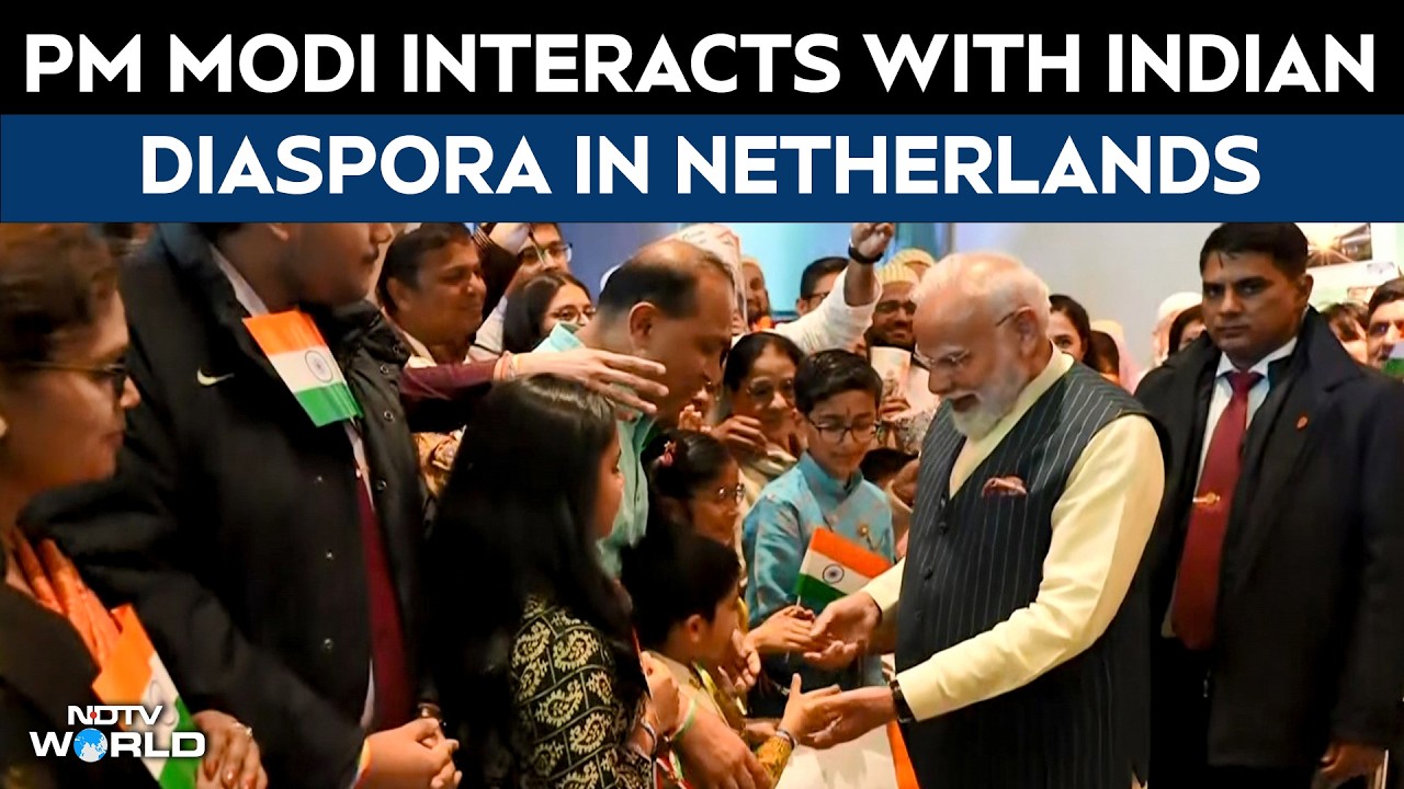PM Modi News | PM Modi Interacts With Indian Diaspora In Netherlands