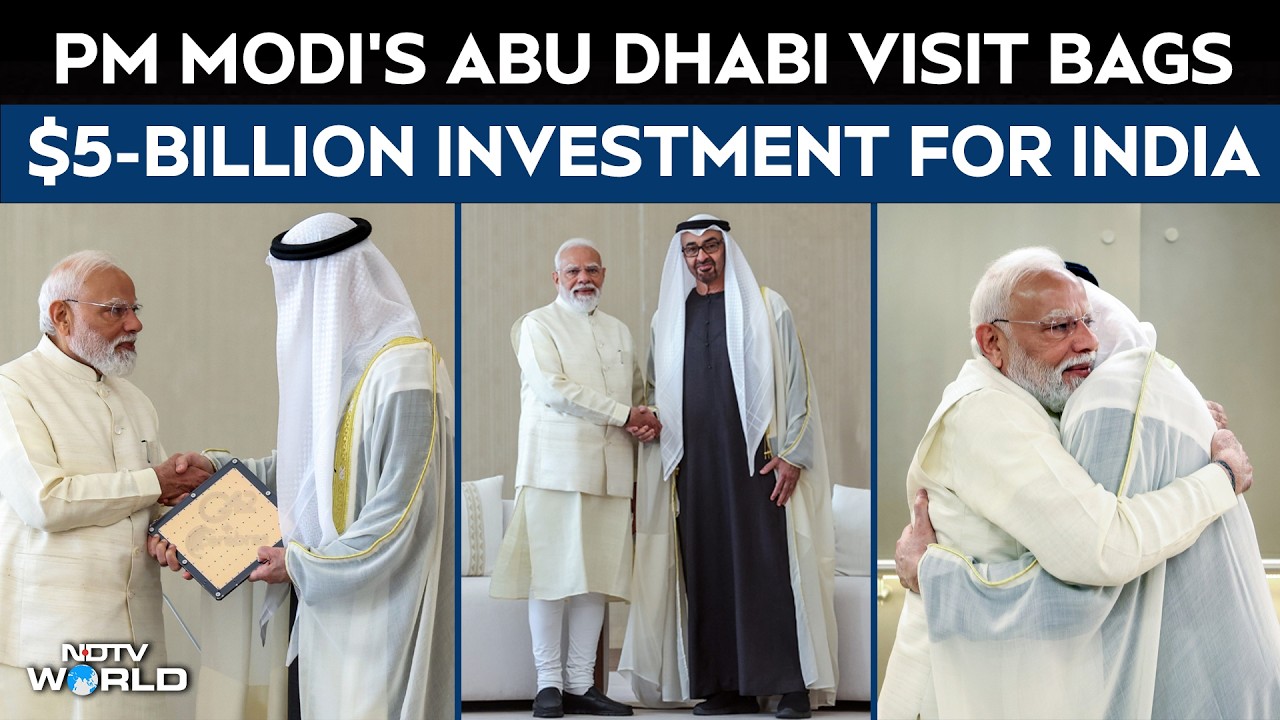 PM Modi In UAE | PM Modi's Abu Dhabi Visit Secures $5-Billion Investment By UAE In India