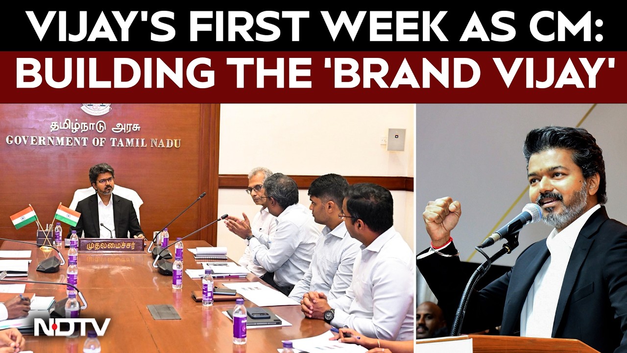 Vijay's First Week As Tamil Nadu CM: Building The 'Brand Vijay'