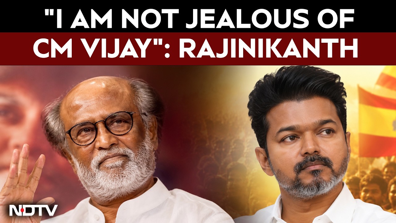 "Not Jealous Of Vijay": Rajinikanth Says Tamil Nadu Has Big Expectations From CM