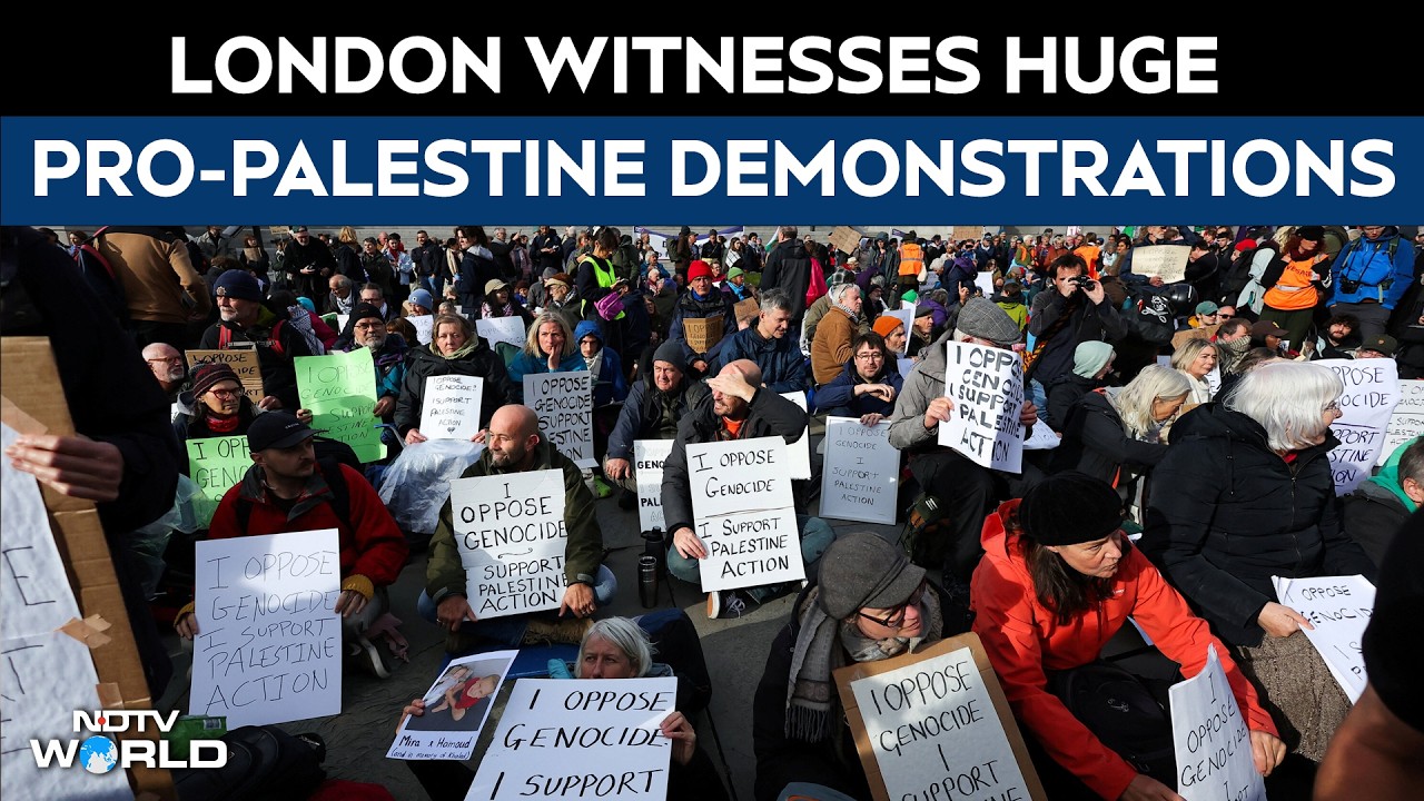 London Protests News | Far-Right Rally, Pro-Palestine March Clash In London Amid Massive Security
