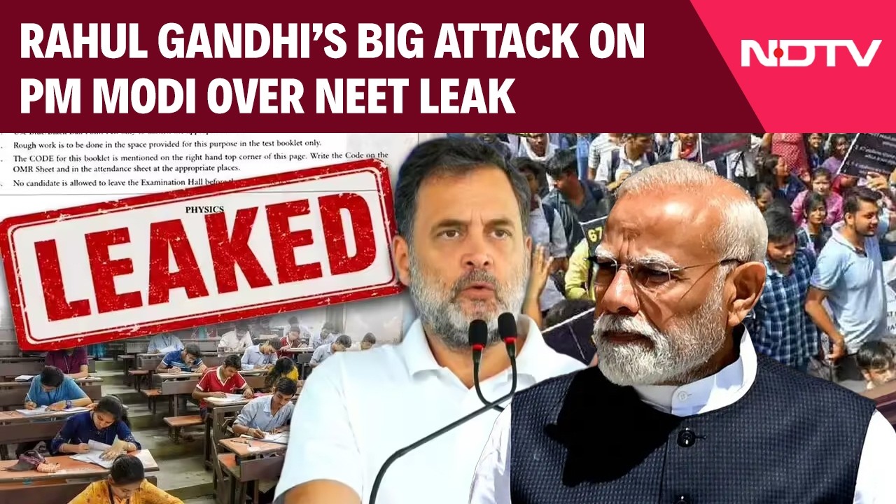 NEET-UG Paper Leak | Rahul Gandhi Targets Centre, Demands Dharmendra Pradhan’s Sacking