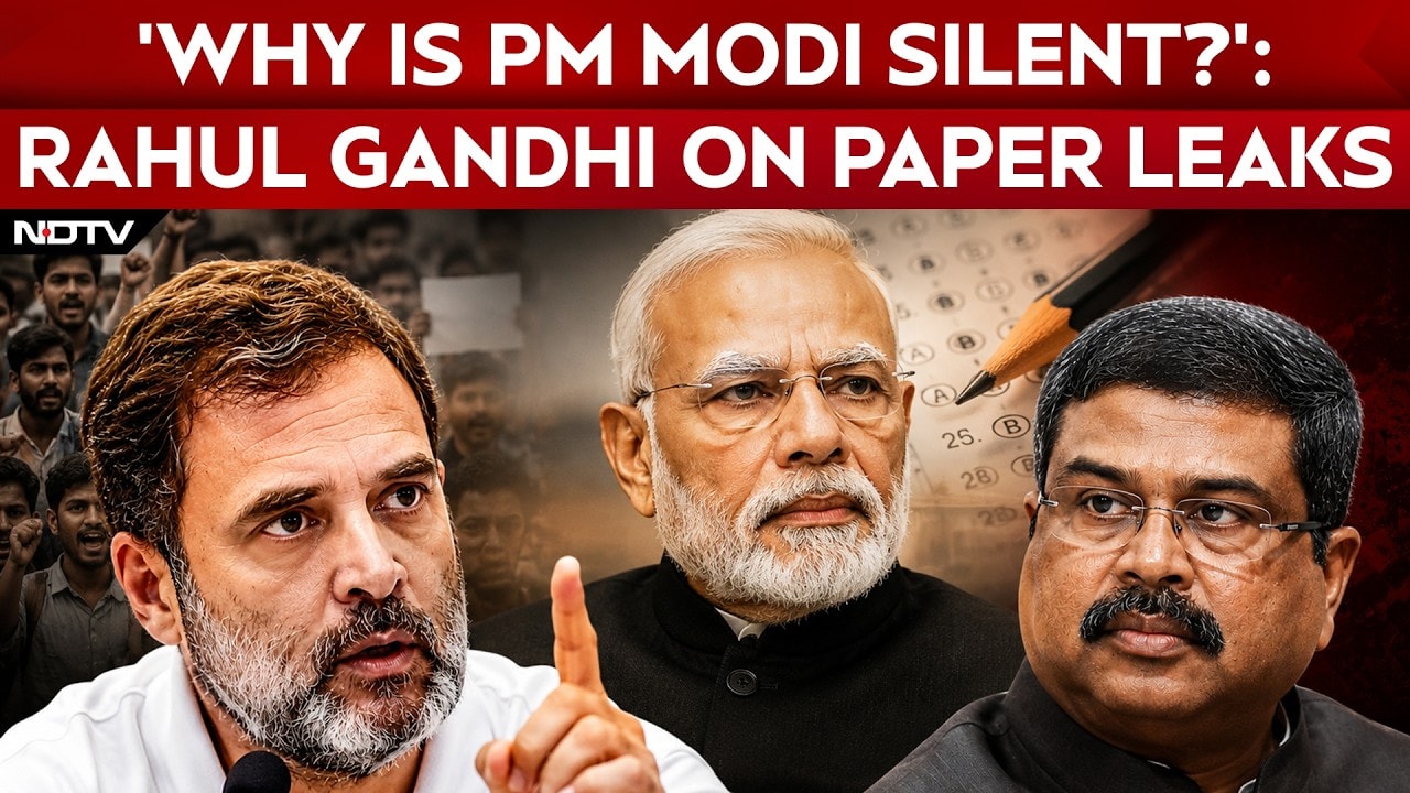 NEET Paper leak | Rahul Gandhi Asks PM: Why Are Paper Leaks Repeating?