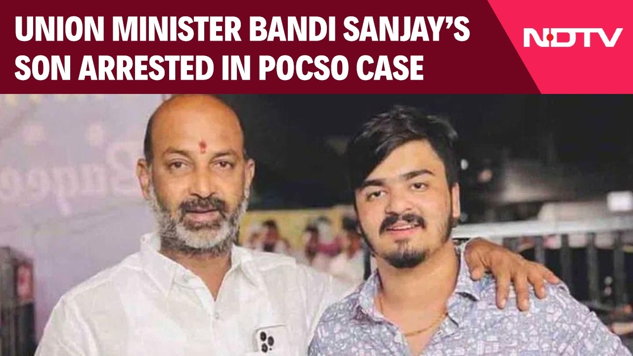 Bandi Sanjay Son Arrest | Union Minister Bandi Sanjay&rsquo;s Son Arrested In POCSO Case In Telangana