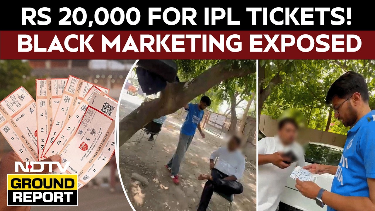 IPL Match Tickets | NDTV Exposes IPL Ticket Black Marketing Outside Arun Jaitley Stadium In Delhi