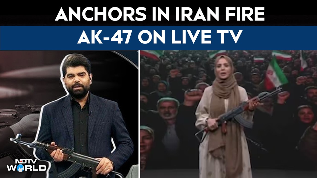 Anchor Fires AK-47 On Live TV As Iran Gives Weapon Training To Civilians