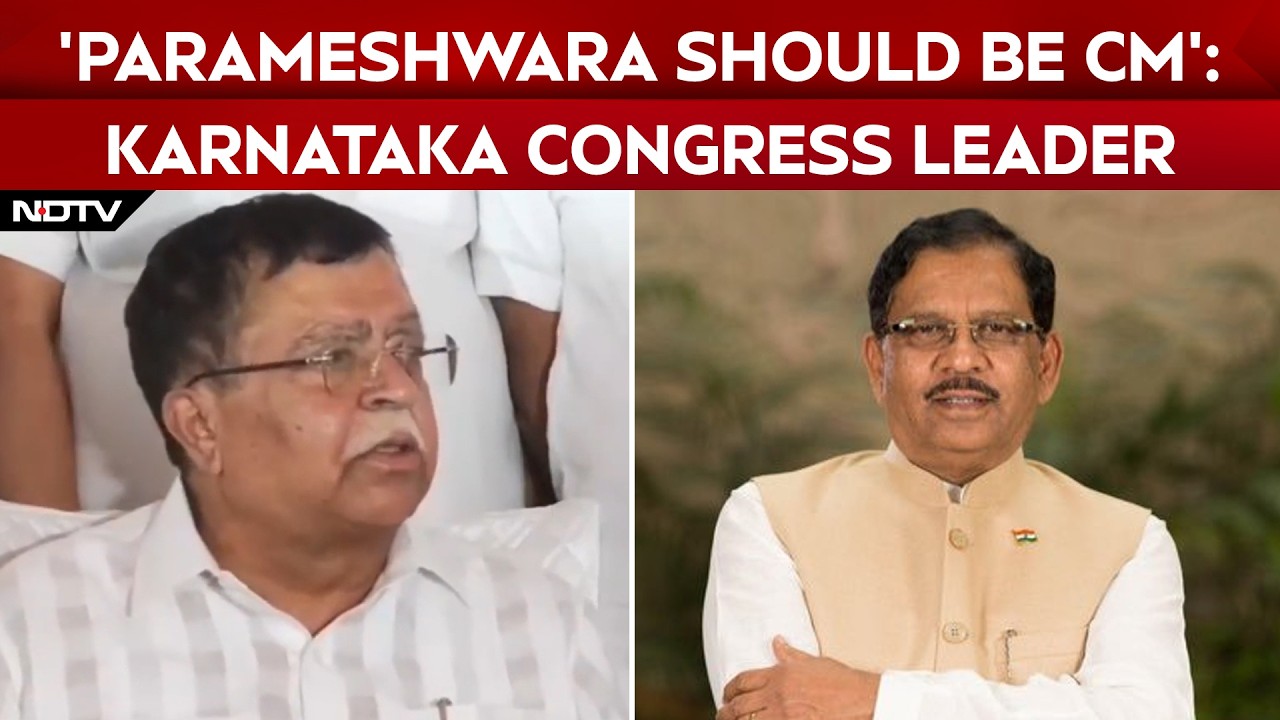 Karnataka News | Karnataka Leadership Row Deepens As MLA Backs Parameshwara for CM
