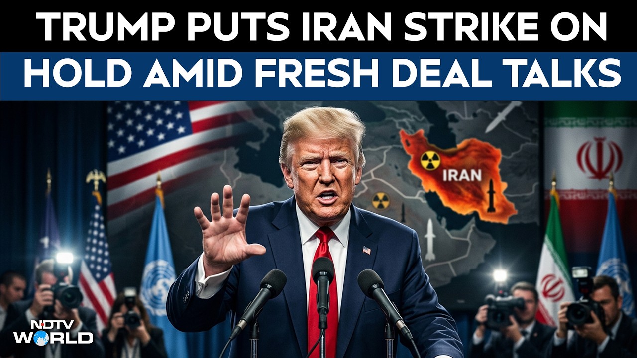 Donald Trump Puts Iran Strike on Hold Amid Fresh Deal Talks | US Iran War