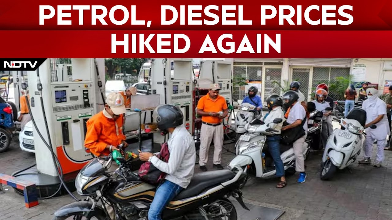 Petrol, Diesel Prices Hiked By Nearly 90 Paise Per Litre, 2nd Time In A Week