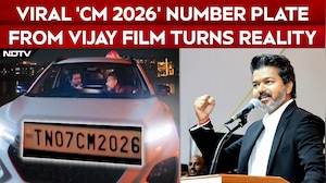 Viral 'CM 2026' Number Plate From Vijay Film Turns Reality