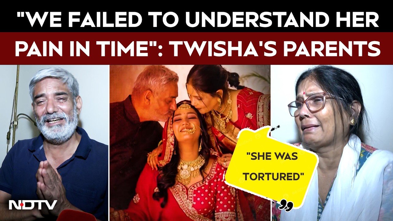 Twisha Sharma Case | "She Wanted Divorce, She Wanted Out": Parents Reveal Twisha's Pain
