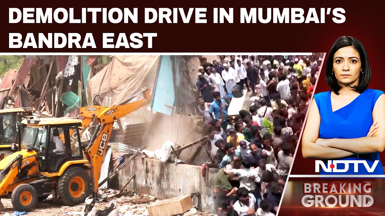 Mumbai Demolition | Demolition Drive Begins in Mumbai’s Bandra East After High Court Order