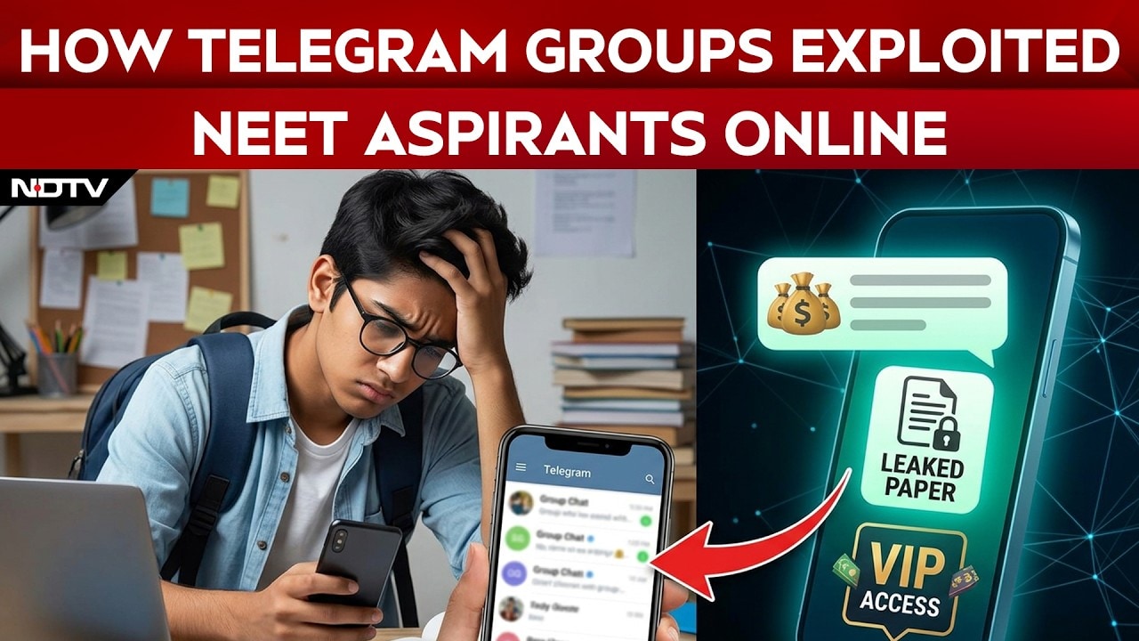 NEET Paper Leak | Inside the Telegram Groups Selling Alleged NEET Papers for Money