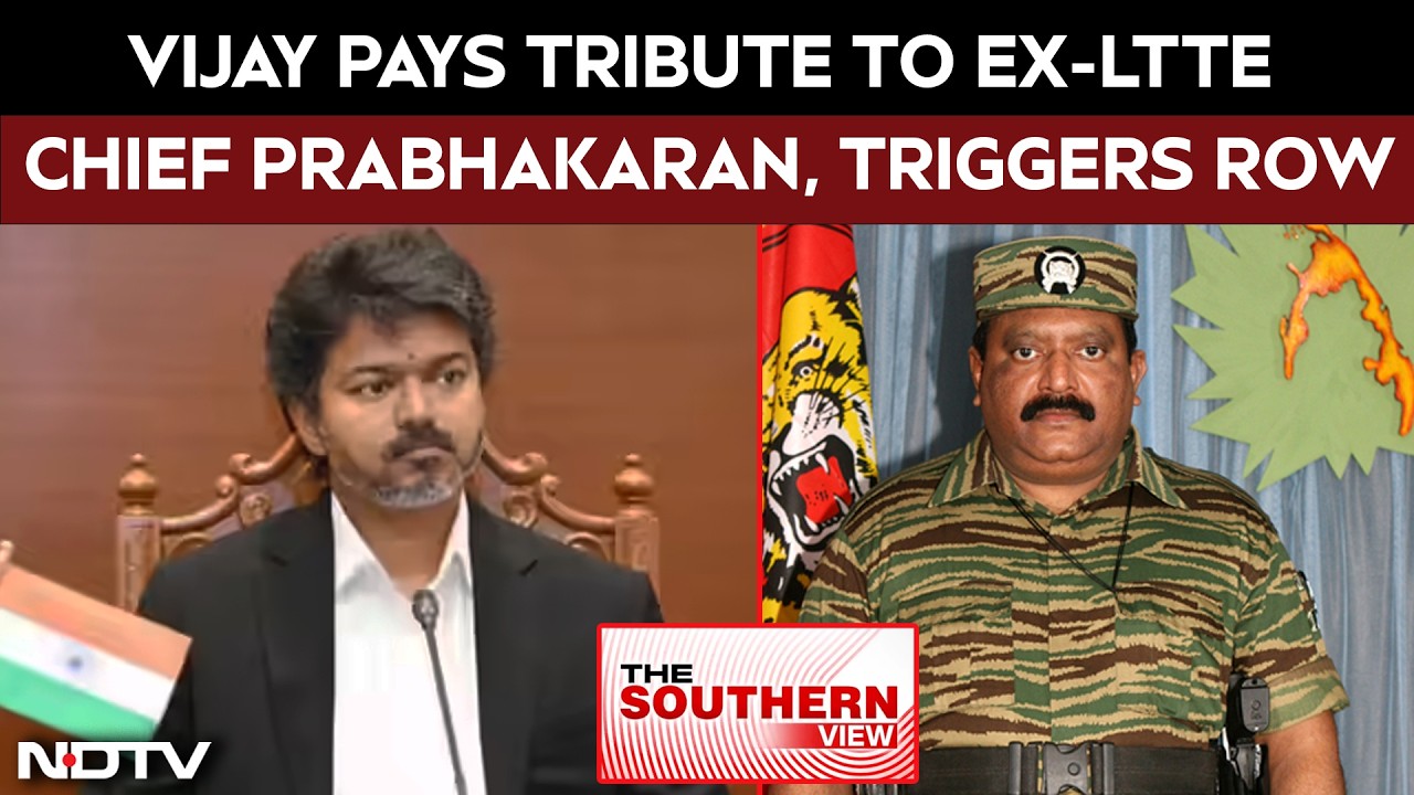 CM Vijay Triggers Row With Tribute To Late LTTE Chief Prabhakaran | Karnataka CM Tussle Intensifies