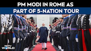 PM Modi In Rome | PM Narendra Modi In Rome On The Last Leg Of Five-Nation Visit