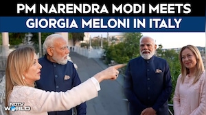 PM Modi Meets Giorgia Meloni In Italy, Viral Selfie Grabs Attention