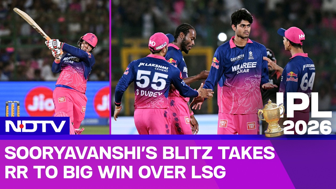 RR VS LSG | Vaibhav Sooryavanshi's Blitz Takes Rajasthan Royals To Big Win Over LSG In IPL