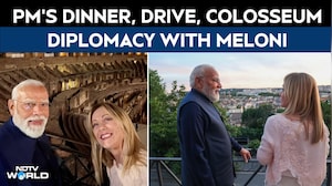 PM Modi's Dinner, Drive, Colosseum Diplomacy With Giorgia Meloni In Rome | PM Modi In Italy
