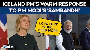 Iceland PM 'Sambandh' | "I Love That Word Sambandh': Moment Iceland PM Spoke In Hindi