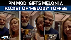Melody Toffee | PM Modi Gifts Italian PM Meloni A Packet Of Melody Toffee; Video Goes Viral